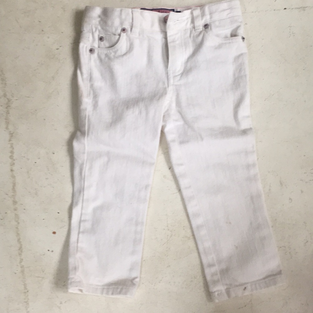 Perfect for summer Girls Capri White Jeans